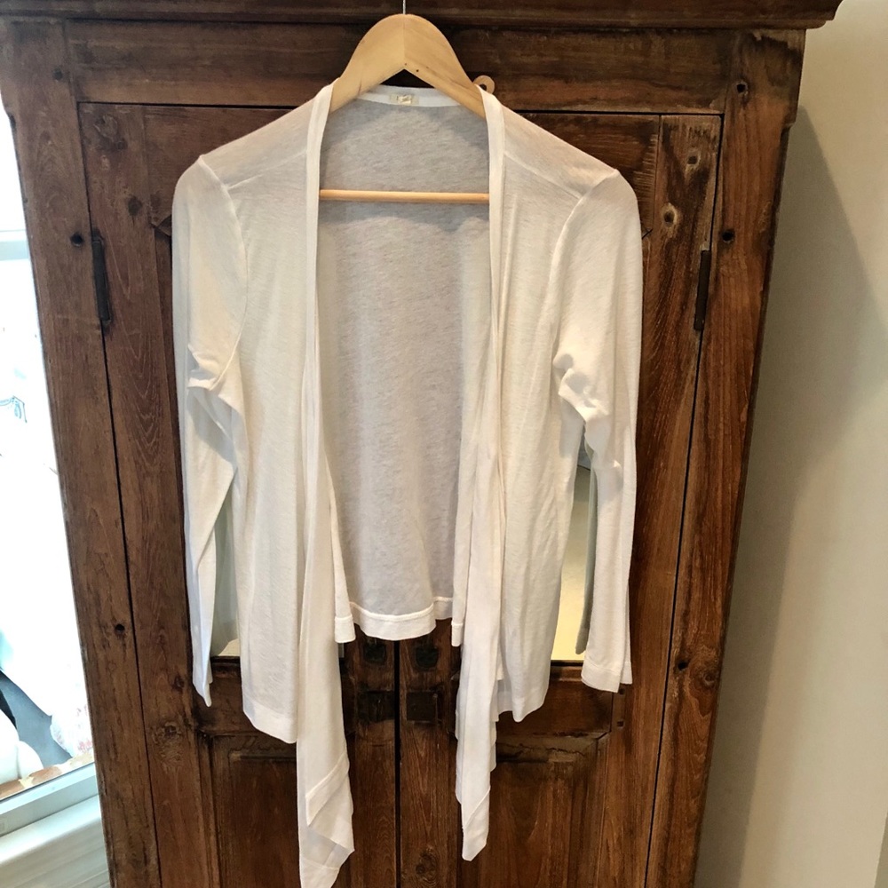 J Crew white sweater